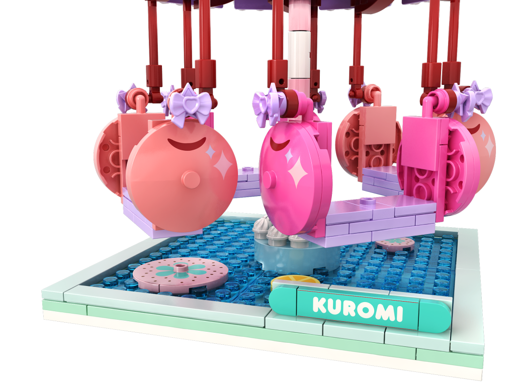 HELLO KITTY - YuMe Blocks Summer Wunderland - Kuromi Swing Ride