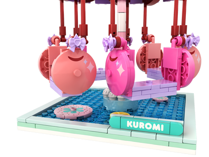 HELLO KITTY - YuMe Blocks Summer Wunderland - Kuromi Swing Ride