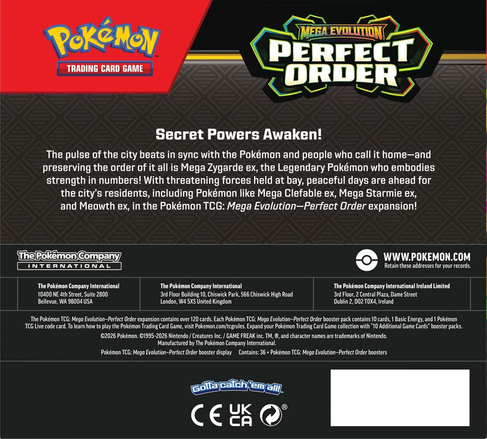 Pokémon TCG: Mega Evolution-Perfect Order Booster