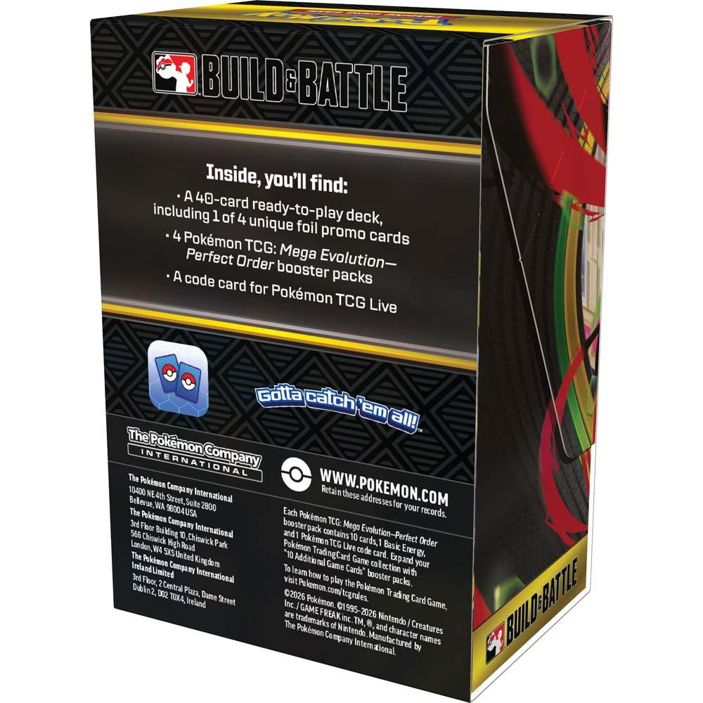 Pokémon TCG: Mega Evolution— Perfect Order Build & Battle Box