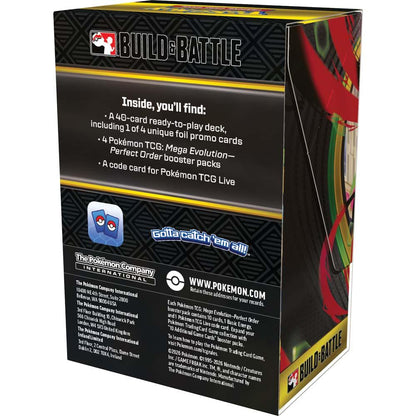 Pokémon TCG: Mega Evolution— Perfect Order Build & Battle Box