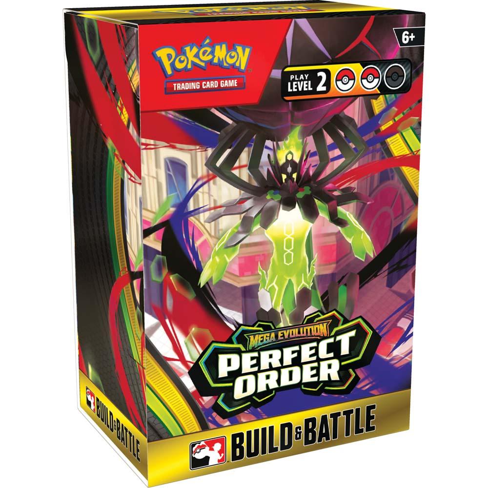 Pokémon TCG: Mega Evolution— Perfect Order Build & Battle Box