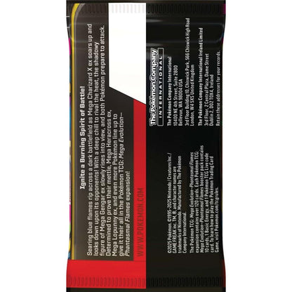 Pokemon TCG Mega Evolutions 2 Phantasmal Flames Booster