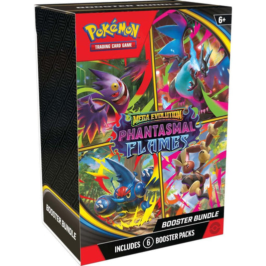 Pokemon TCG Mega Evolutions 2 Phantasmal Flames Booster Bundle