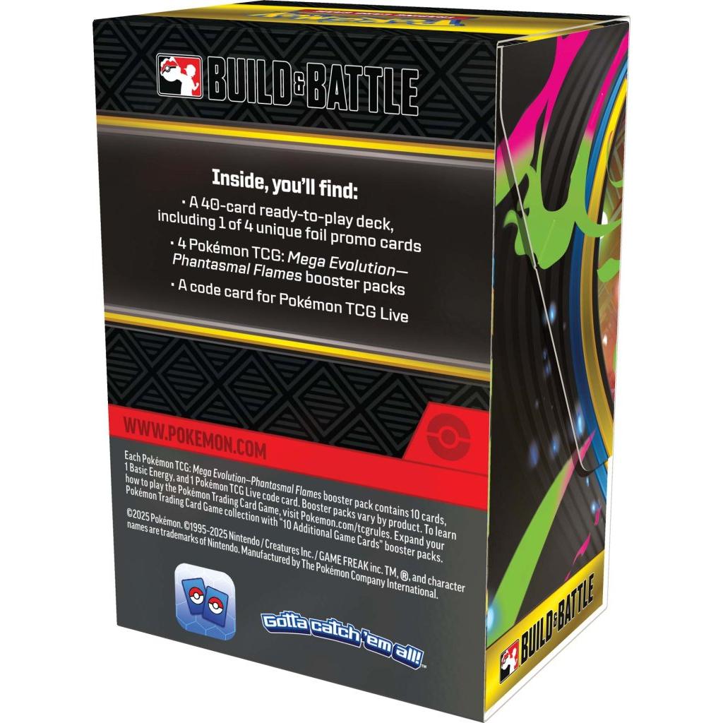 Pokemon TCG: Mega Evolution - Phantasmal Flames Build & Battle Box