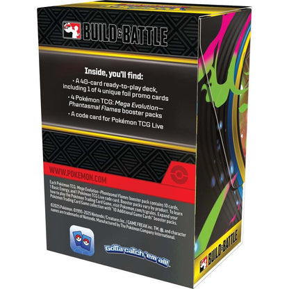 Pokemon TCG: Mega Evolution - Phantasmal Flames Build & Battle Box