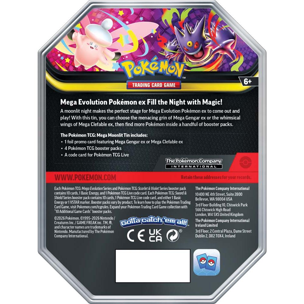 Pokemon TCG: Mega Moonlight Tin