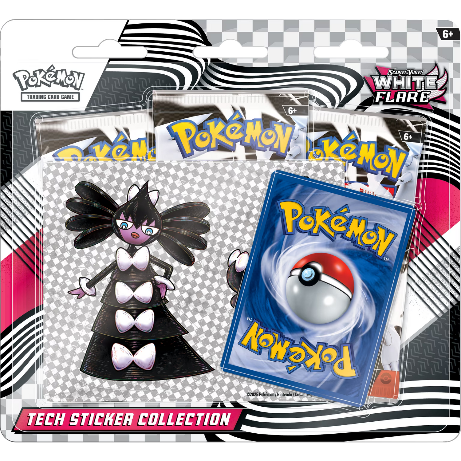 Pokemon TCG Scarlet & Violet 10.5 White Flare Tech Sticker Blister