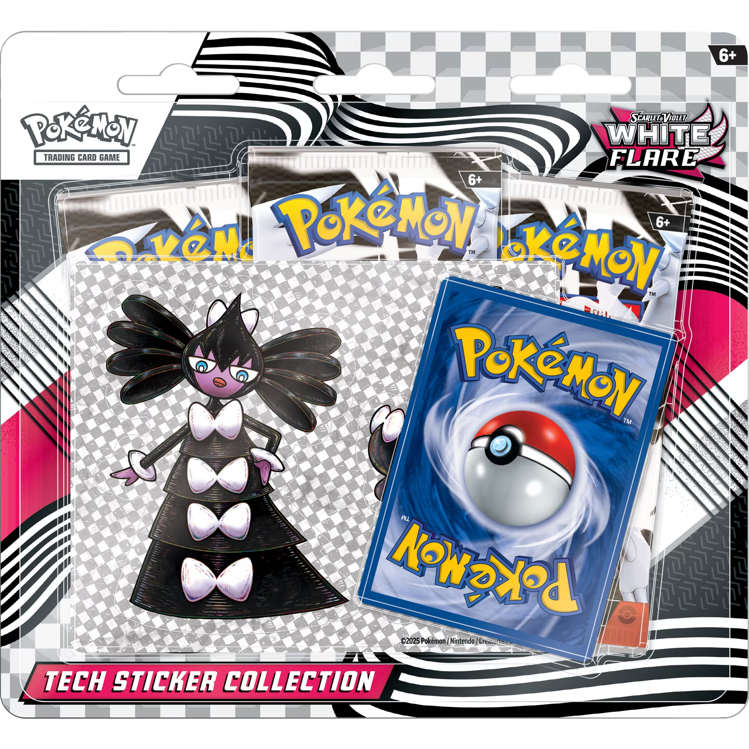 Pokemon TCG Scarlet & Violet 10.5 White Flare Tech Sticker Blister