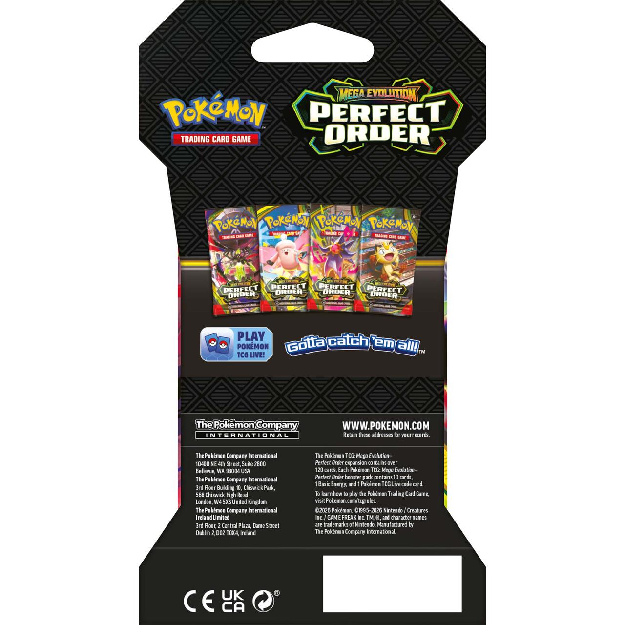 Pokemon TCG Mega Evolutions 3 Perfect Order Blister