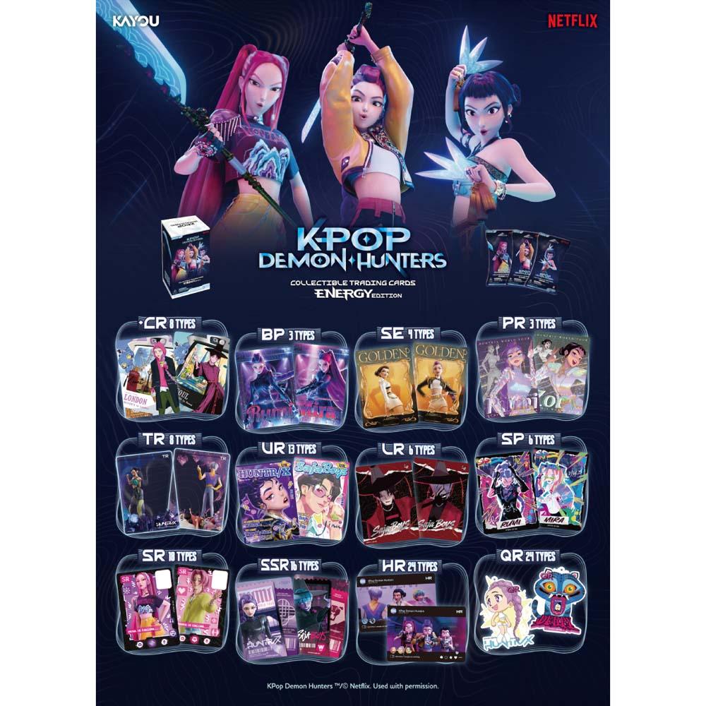 【公式】 KPOP DEMON HUNTERS コンプ トレカ まとめ売り KPop Demon Hunters-World Tour Collectible Cards-Energy Edition-001