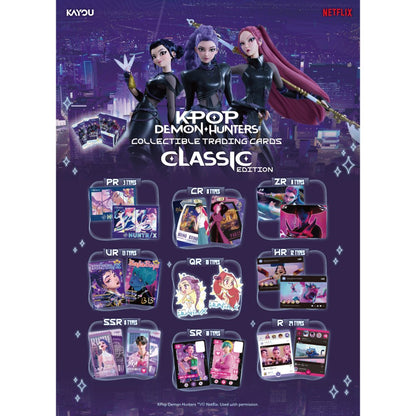 [Pre-Order] KPop Demon Hunters-World Tour Collectible Cards-Classic Edition-001 S1 Booster Pack