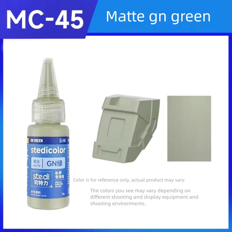 Stedi Acrylic Paint Matte Colors MC40-60 Water-Based Set for Gundam Model Kits Hand Painting for DIY Hobby Model Pigment
