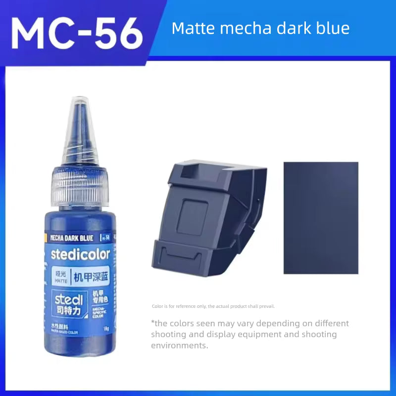 Stedi Acrylic Paint Matte Colors MC40-60 Water-Based Set for Gundam Model Kits Hand Painting for DIY Hobby Model Pigment