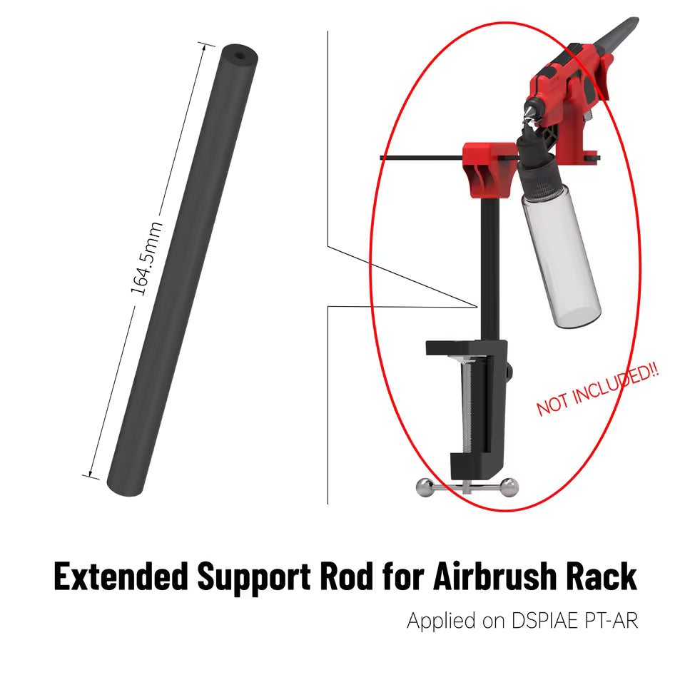 DSPIAE PT-AR Modular Airbrush Rack System – Adjustable Airbrush Holder Stand (Multiple Variants)
