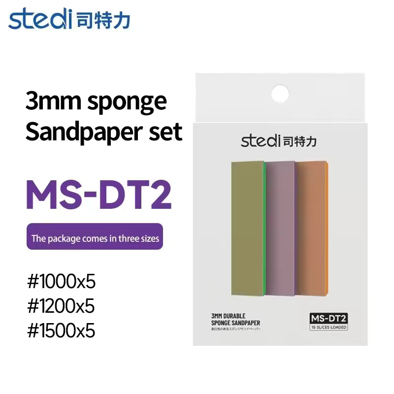 STEDI 3mm Sponge Sandpaper Set