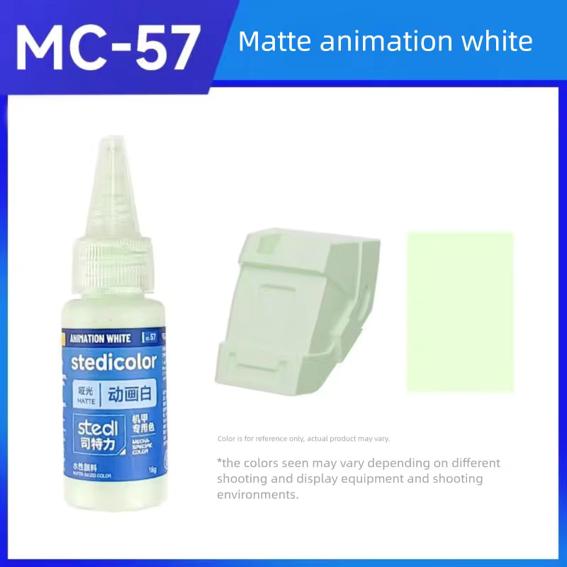 Stedi Acrylic Paint Matte Colors MC40-60 Water-Based Set for Gundam Model Kits Hand Painting for DIY Hobby Model Pigment