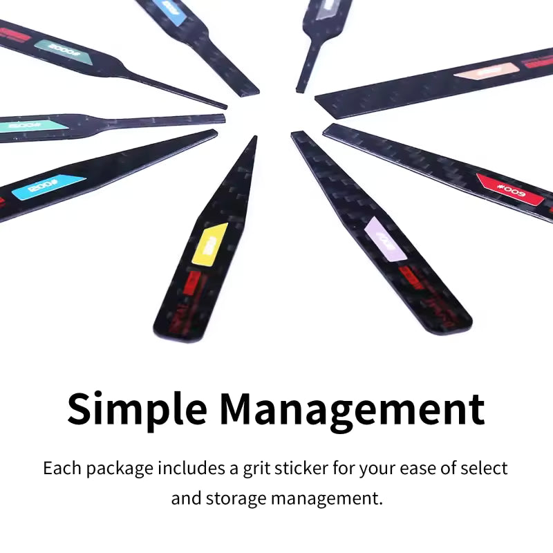 DSPIAE Lrregular Carbon Fiber Sanding Stick