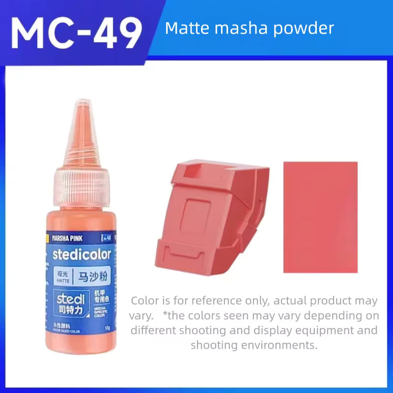 Stedi Acrylic Paint Matte Colors MC40-60 Water-Based Set for Gundam Model Kits Hand Painting for DIY Hobby Model Pigment