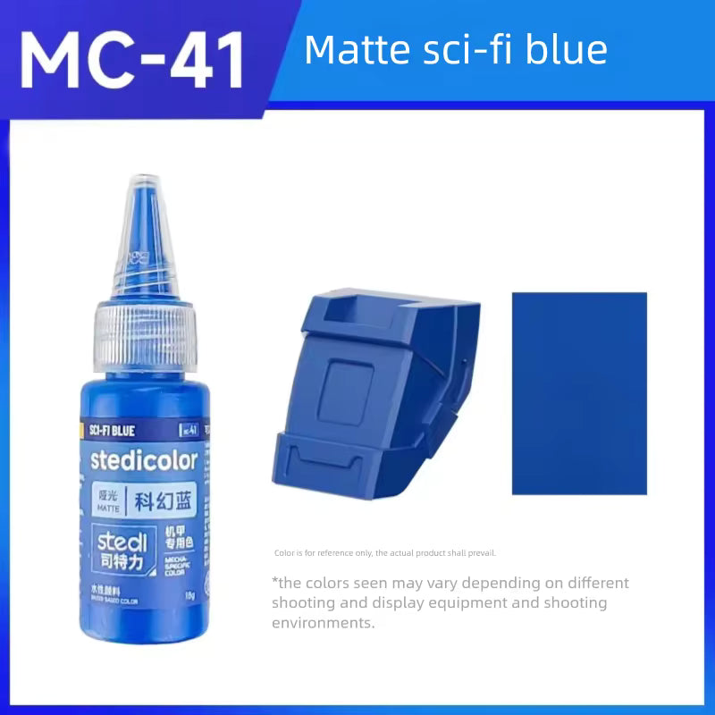 Stedi Acrylic Paint Matte Colors MC40-60 Water-Based Set for Gundam Model Kits Hand Painting for DIY Hobby Model Pigment