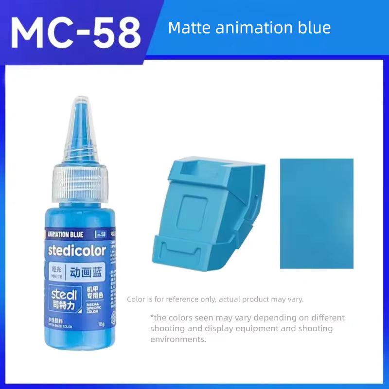 Stedi Acrylic Paint Matte Colors MC40-60 Water-Based Set for Gundam Model Kits Hand Painting for DIY Hobby Model Pigment