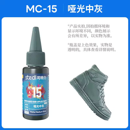 STEDI MC01-18 18g Water-based Acrylic Resin Coating Paint Basic Metalic Colors Pigment