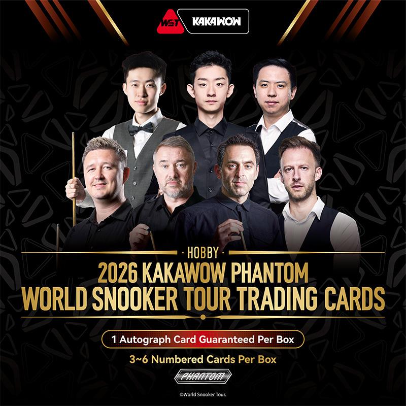 [PRE-ORDER] 2026 Kakawow Phantom World Snooker Tour Trading Cards