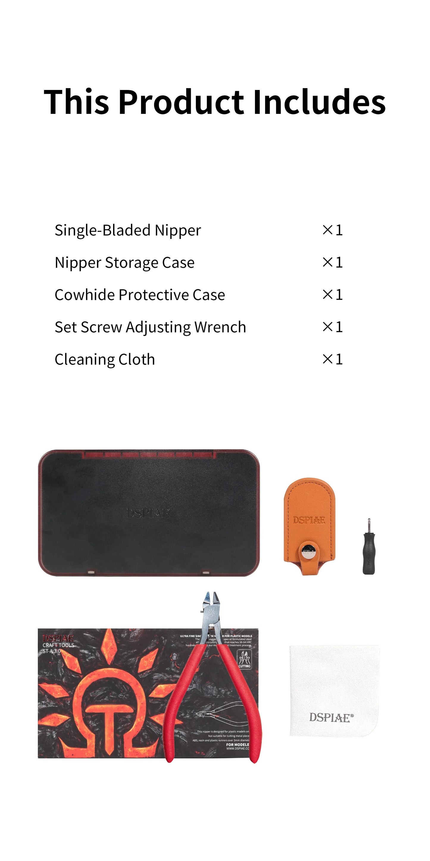 [PRE-ORDER] DSPIAE ST-A3.0 Single Blade Nipper