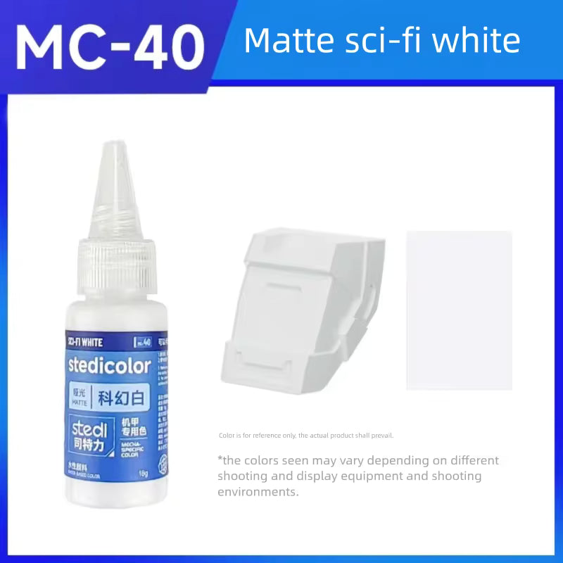 Stedi Acrylic Paint Matte Colors MC40-60 Water-Based Set for Gundam Model Kits Hand Painting for DIY Hobby Model Pigment