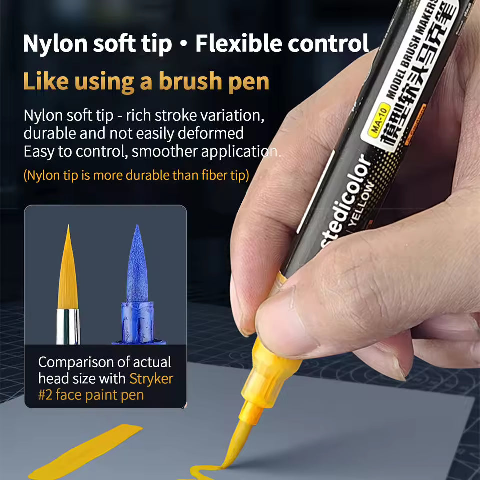 Stedi MA-10~MA-15 Soft-Tip Paint Markers pen
