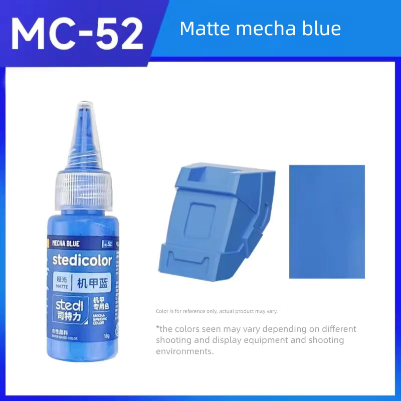 Stedi Acrylic Paint Matte Colors MC40-60 Water-Based Set for Gundam Model Kits Hand Painting for DIY Hobby Model Pigment