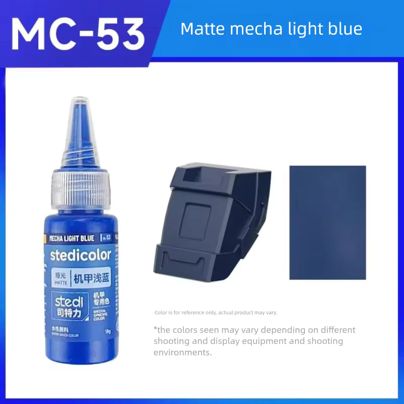 Stedi Acrylic Paint Matte Colors MC40-60 Water-Based Set for Gundam Model Kits Hand Painting for DIY Hobby Model Pigment