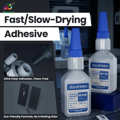 STEDI MG-01 MG-02 GLUE INSTANT ADHESIVE SLOW DRYING ADHESIVE
