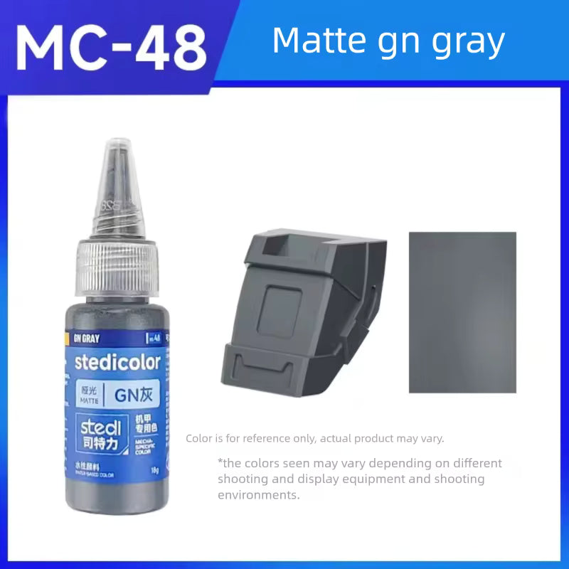 Stedi Acrylic Paint Matte Colors MC40-60 Water-Based Set for Gundam Model Kits Hand Painting for DIY Hobby Model Pigment