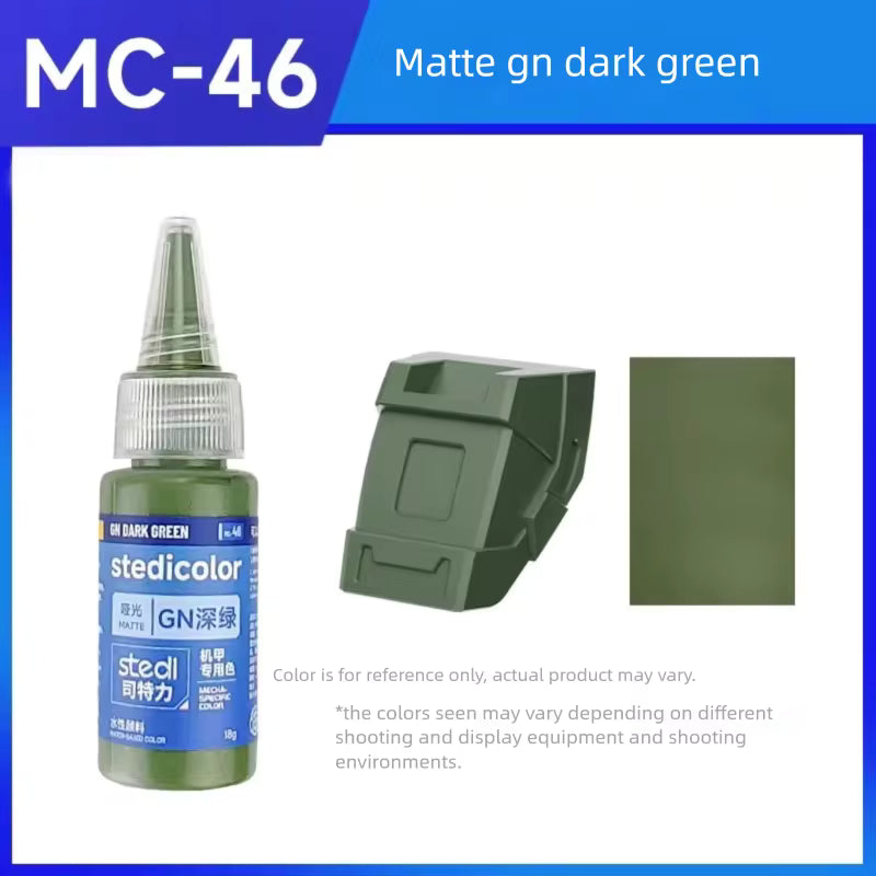 Stedi Acrylic Paint Matte Colors MC40-60 Water-Based Set for Gundam Model Kits Hand Painting for DIY Hobby Model Pigment