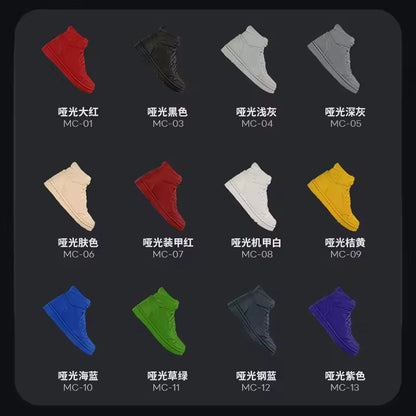 STEDI MC01-18 18g Water-based Acrylic Resin Coating Paint Basic Metalic Colors Pigment