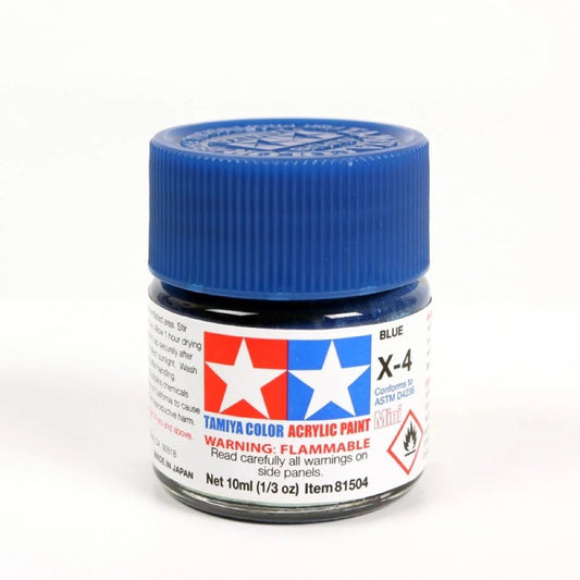 TAMIYA ACRYLIC MINI X-4 BLUE