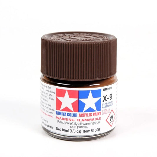 TAMIYA ACRYLIC MINI X-9 BROWN