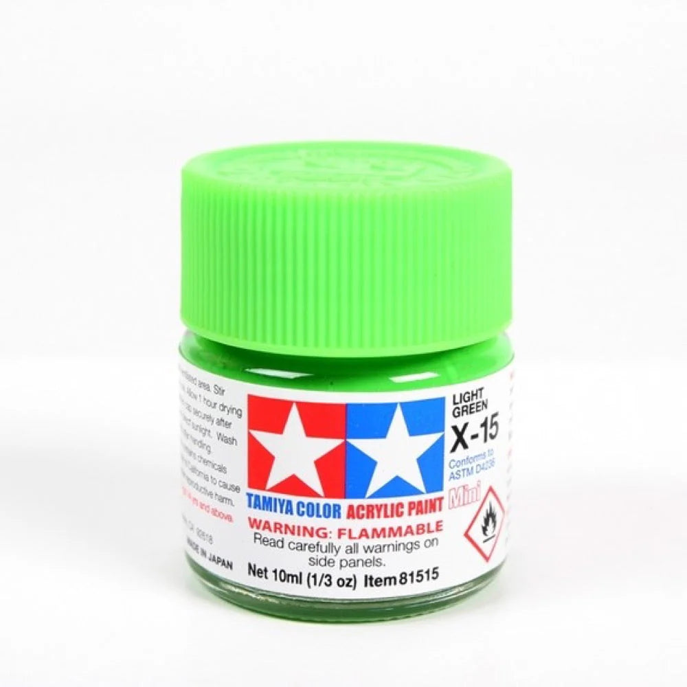 TAMIYA ACRYLIC MINI X-15 LIGHT GREEN