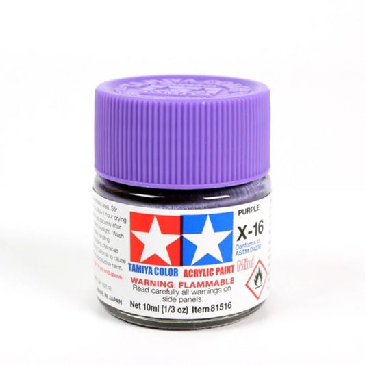 TAMIYA ACRYLIC MINI X-16 PURPLE