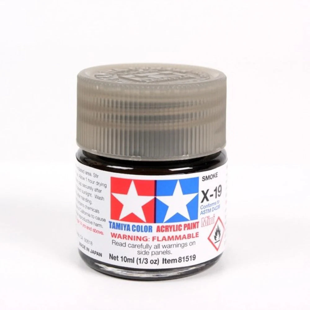 TAMIYA ACRYLIC MINI X-19 SMOKE