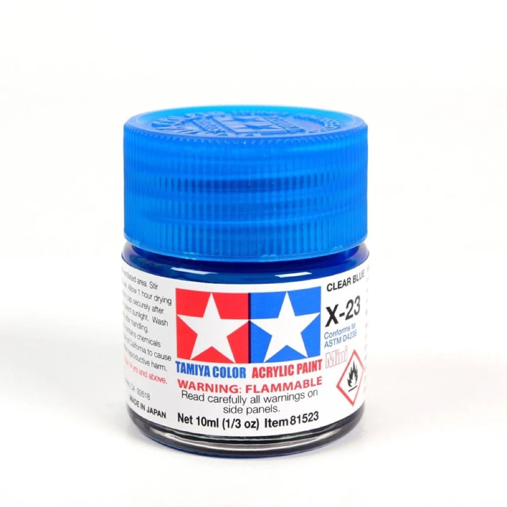 TAMIYA ACRYLIC MINI X-23 CLEAR BLUE