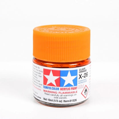 TAMIYA ACRYLIC MINI X-26 CLEAR ORANGE