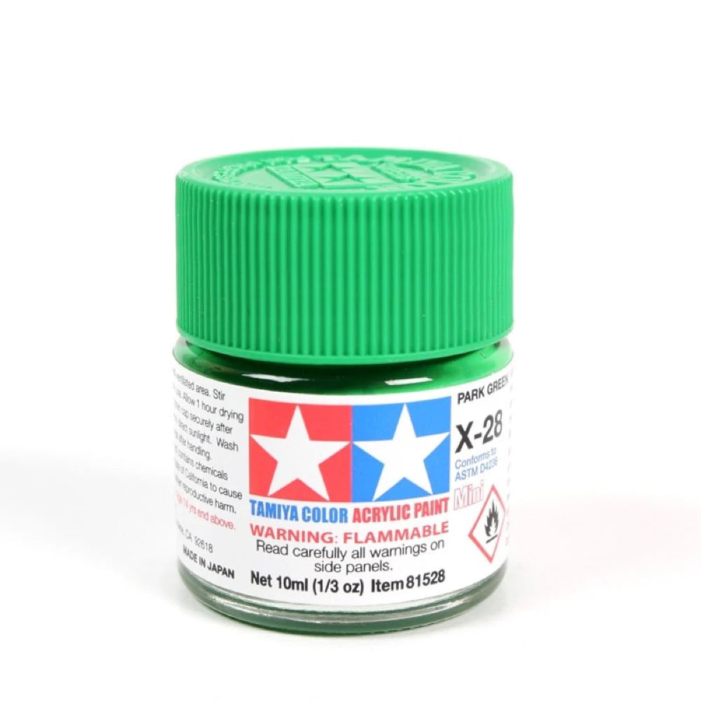 TAMIYA ACRYLIC MINI X-28 PARK GREEN