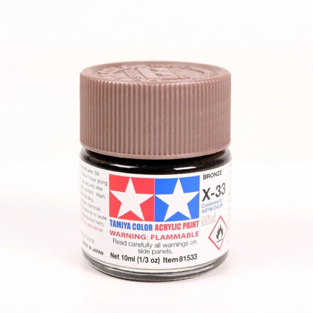 TAMIYA ACRYLIC MINI X-33 BRONZETAMIYA ACRYLIC MINI X-33 BRONZE