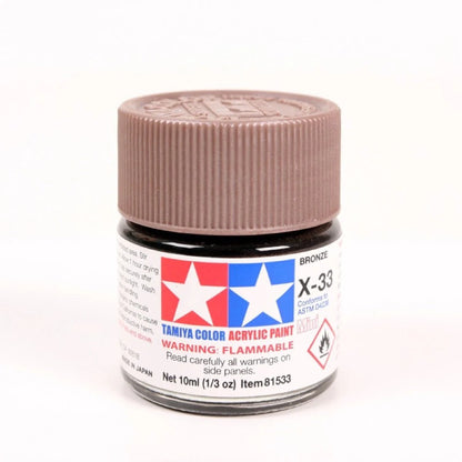 TAMIYA ACRYLIC MINI X-33 BRONZETAMIYA ACRYLIC MINI X-33 BRONZE