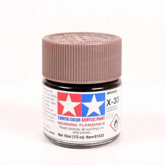 TAMIYA ACRYLIC MINI X-33 BRONZETAMIYA ACRYLIC MINI X-33 BRONZE