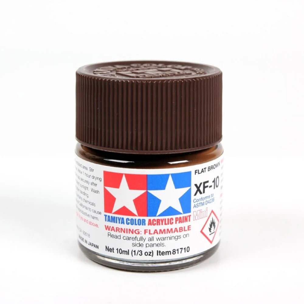 TAMIYA ACRYLIC MINI XF-10 FLAT BROWN