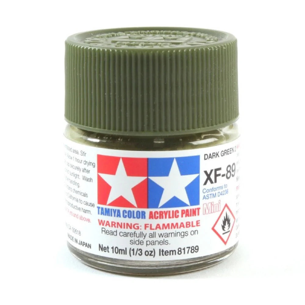 TAMIYA ACRYLIC MINI XF-89 DARK GREEN 2