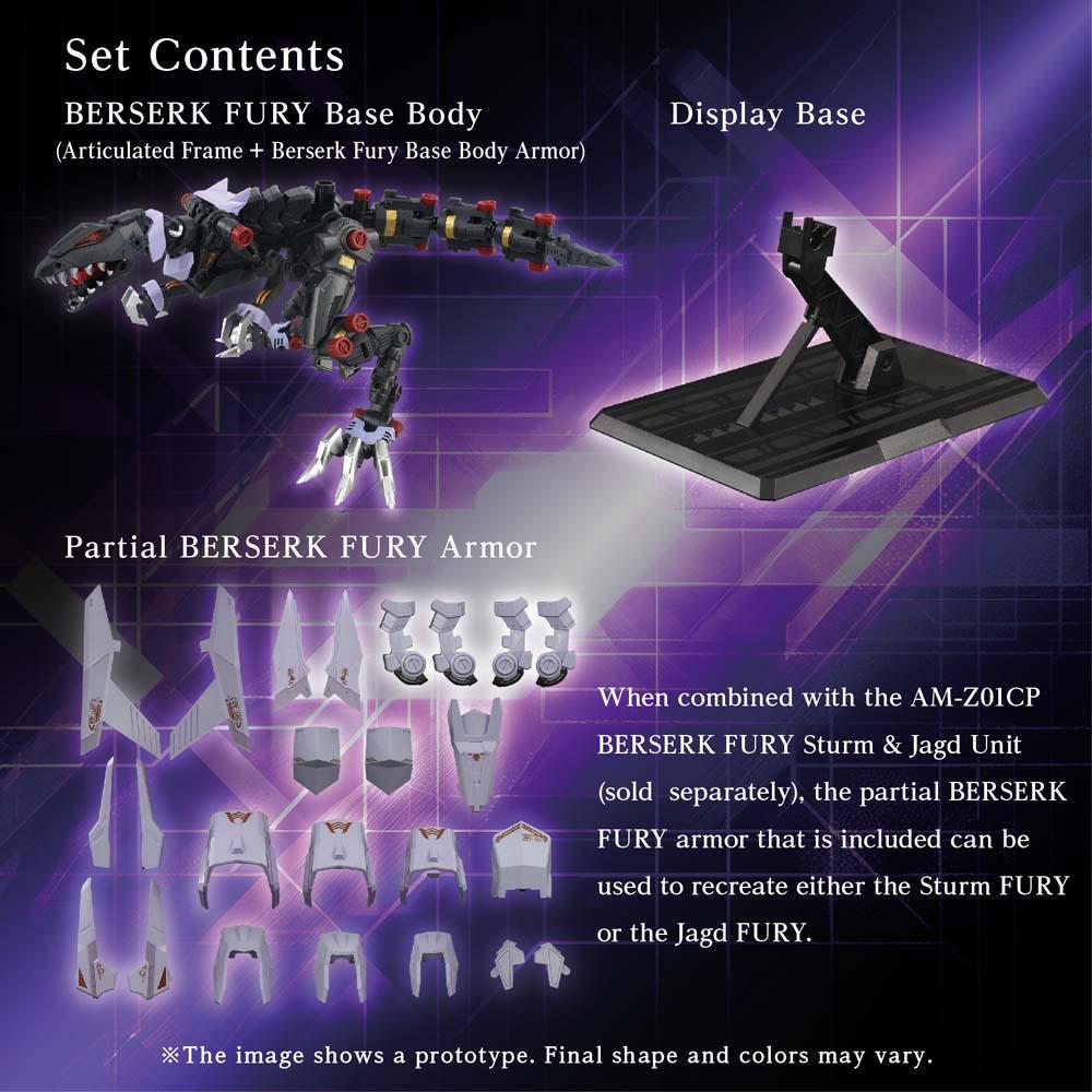Zoids Adamas Machina Series Amz-01Ex Berserk Fury Main Frame Mode